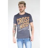 Cross Hatch Mens Black Label Bobcats T Shirt