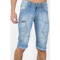 Cross Hatch Multi Pocket Jeans Short