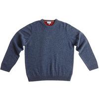 Crewneck Lambswool Jumper, Midnight, Size XXL, Lambswool