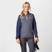 craghoppers womens tilly quarter zip fleece navy