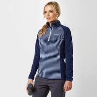 craghoppers womens tilly quarter zip fleece navy