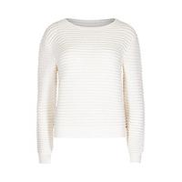 Cream Thick Ribbed Jumper