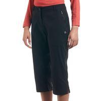 craghoppers womens kiwi pro crops ii trousers black