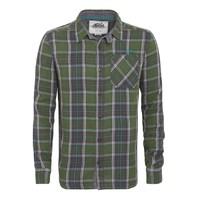 Crusader Check Long Sleeve Shirt Cactus Green
