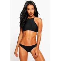 Crop Bikini - black