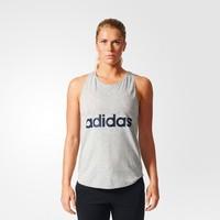 Crew Neck Vest Top with Front Motif