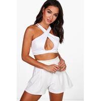 Cross Bralet - white