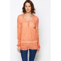 crinkle effect tunic