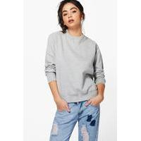 crew neck sweatshirt grey