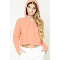 Cropped Raw-Cut Hoodie