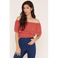 Crochet Off-the-Shoulder Top