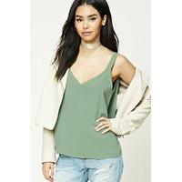 Crepe Woven V-Neck Top