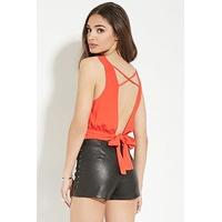 Crisscross Tie-Back Top