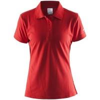 craft shirt pique classic womens t shirt in red