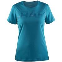 craft prime logo tee womens t shirt in blue