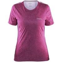 craft mind ss tee w womens t shirt in pink