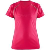 craft prime ss tee w womens t shirt in pink