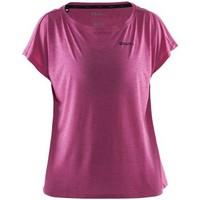 craft pure light tee womens t shirt in pink