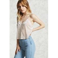 Crushed Velvet V-Neck Cami