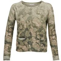 Cream CAMU women\'s Sweater in Multicolour