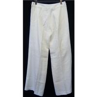 Cream Linen trousers from Coast - size 12