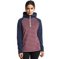 craghoppers womens aisdale half zip fleece red