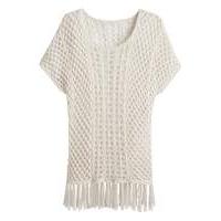 Crochet Fringe Knitted Top