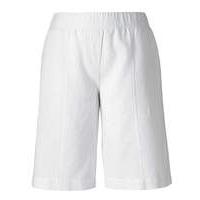 Crop Slouch Linen Shorts