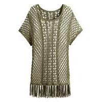 Crochet Fringe Knitted Top