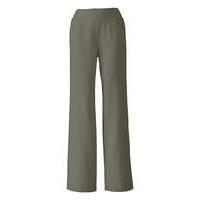 Crop Slouch Linen-Mix Trousers