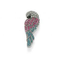 Crystal Parrot Brooch