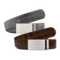 Crocodile Textured Belt & Buckle