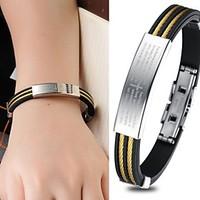 Cross Bible Character Joker Punk Silicone Bracelet Both Men and Women