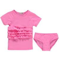Crafted 2 Piece Ruffle Swimsuit Child Girls