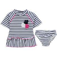 crafted 2 piece sun safe suit baby girls