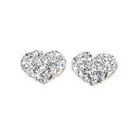 crystal glitz 9 carat gold earrings