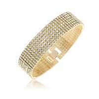 Crystal Glitz Gold Plated Bracelet