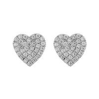 crislu miss crislu heart pave earrings 9010069e00cz