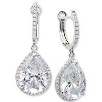 Crislu Ladies Teardrop Creole Earrings 9010165L00CZ