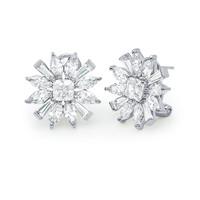 Crislu Ladies Bursting Flower Earrings 9010434L00CZ