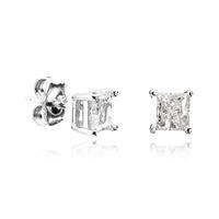 Crislu Ladies Simple Square CZ Earrings 909745E00CZ