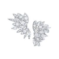 Crislu Ladies Starburst Wing Earrings 9010433E00CZ