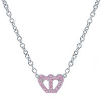 crislu ladies crown pave necklace 9010070n13pi