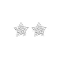 Crislu Ladies Large Star Pave Earrings 909961E00CZ