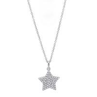 crislu ladies star pave pendant 909961n16cz