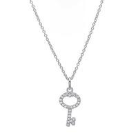 Crislu Ladies Key Pave Pendant 909963N16CZ