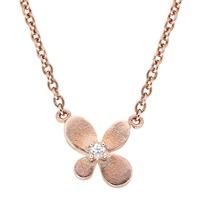 Crislu Ladies Simple Flower Necklace 8010029N16CZ