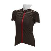 craft glow bike jersey w black red