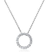 Crislu Silver Clear CZ Ring Pendant 906803N16CZ