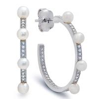 Crislu Ladies Classic Freshwater Pearl Earrings 9010135E00PL